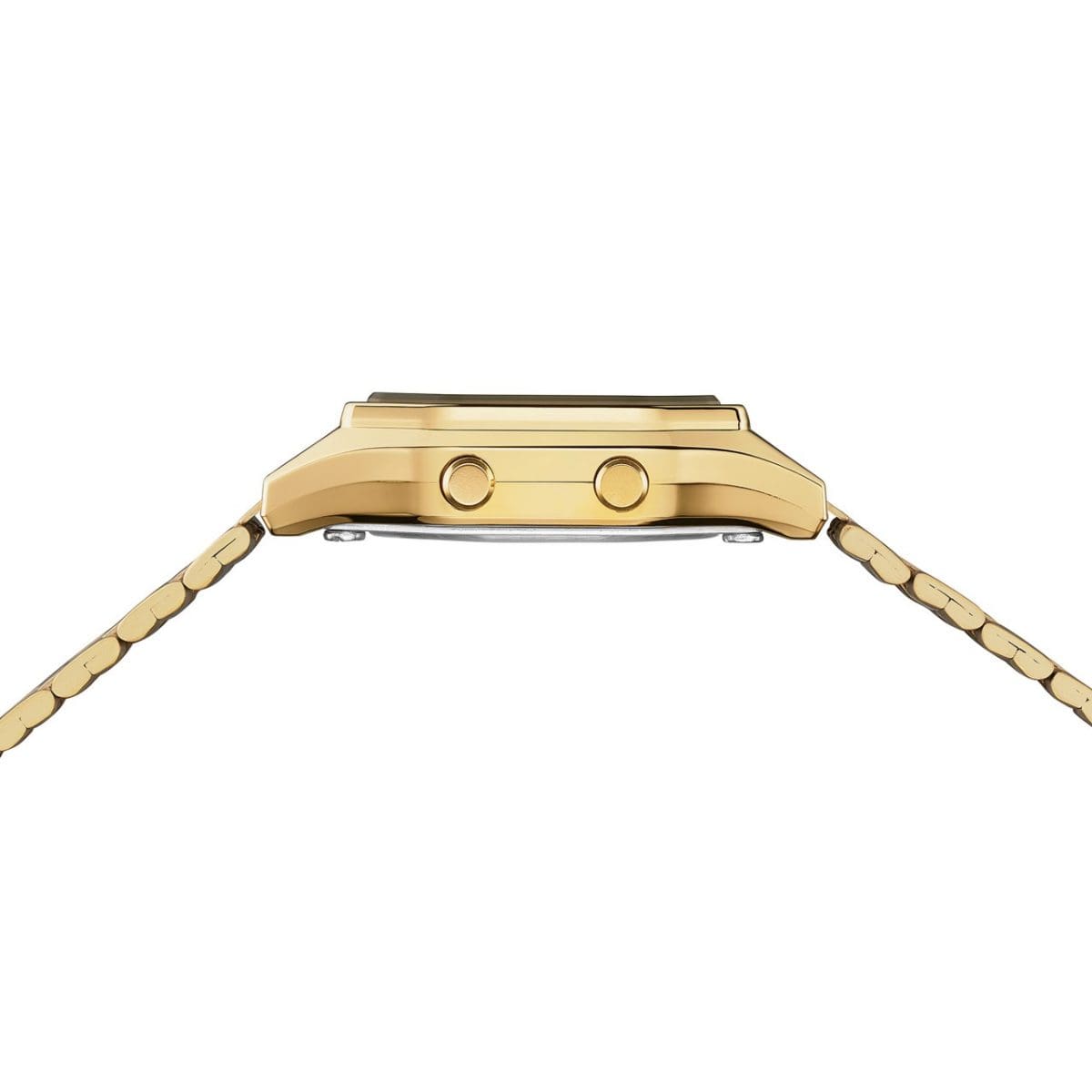 Vue latérale du LA680WEGA-9 montrant les deux boutons dorés sur le côté gauche.