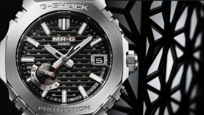 MRG-B2100D-1A Dial design inspired by kigumi concept from Japanese aesthetics