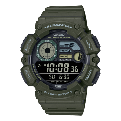 Casio Montre Mixte Analogique Quartz AE-1200WHUB-3AVEF Avec Bracelet - Collection Utility Color
