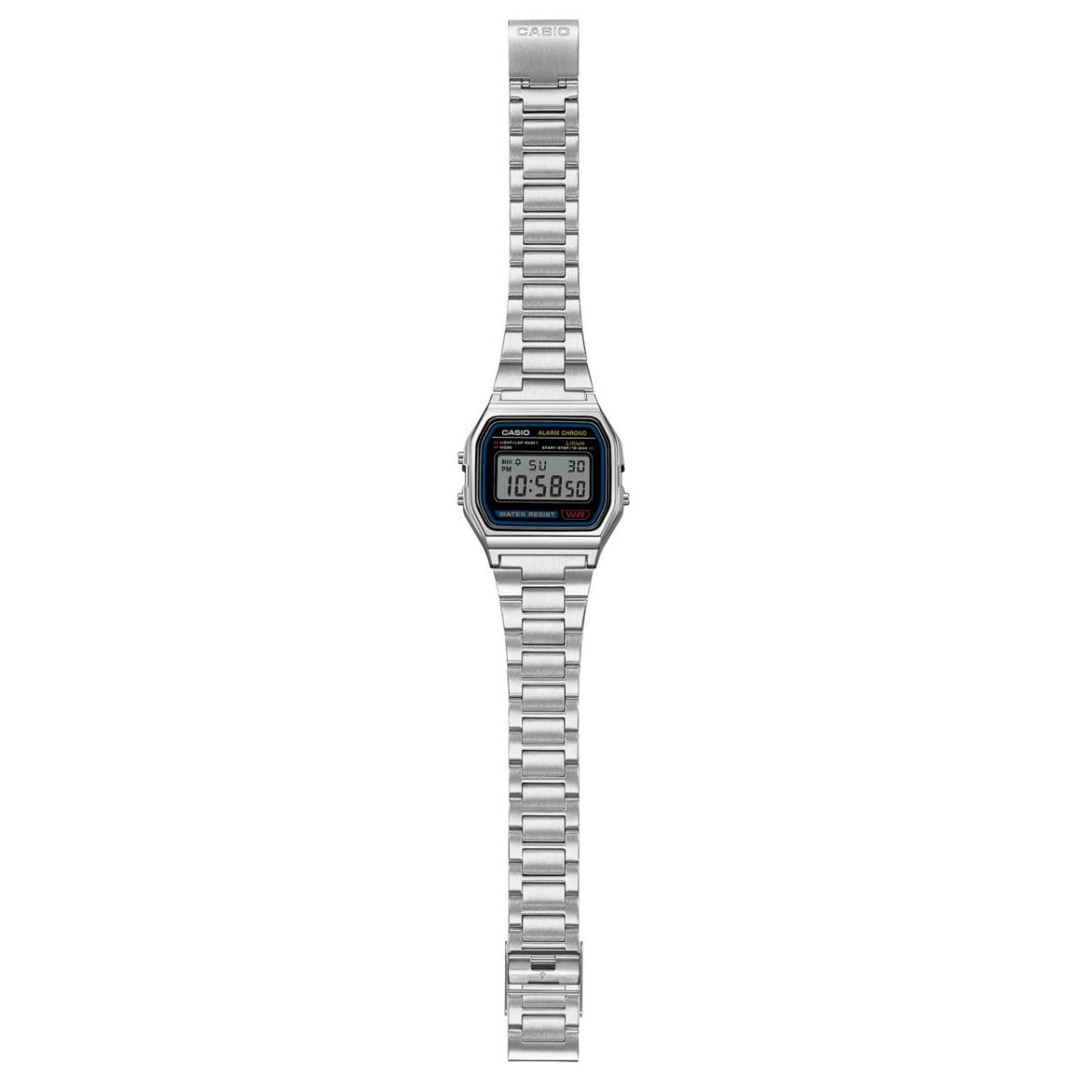 CASIO A158WA-1 手錶 銀色 #7
