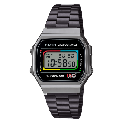 CASIO A168WEUC-1A 手錶 黑色 #1