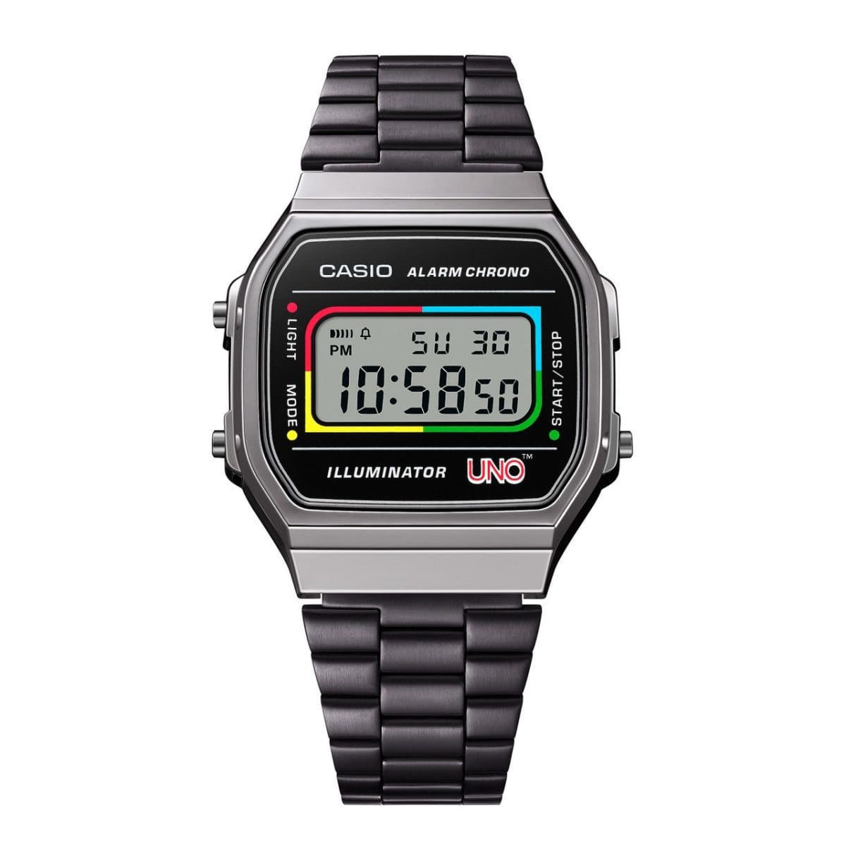 CASIO A168WEUC-1A 手錶 黑色 #9
