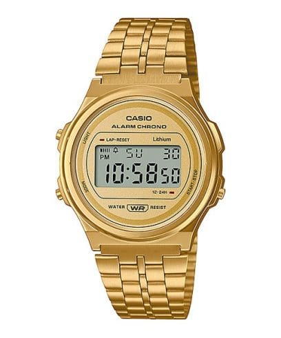 CASIO A171WEG-9A 手錶 金色 #1