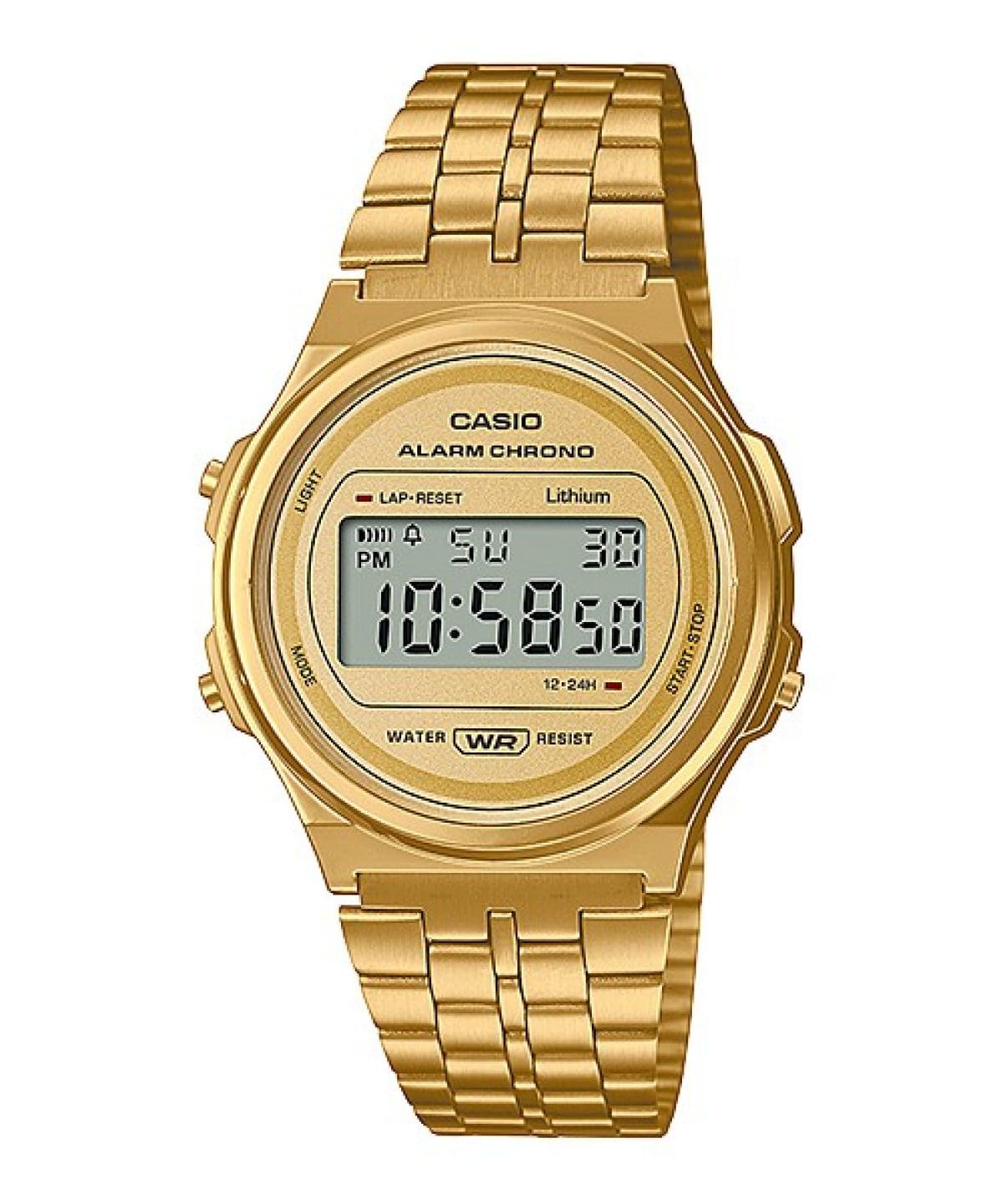 CASIO A171WEG-9A 手錶 金色 #1