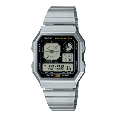 CASIO A130WE-1A 手錶 銀色 #1
