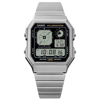 CASIO A130WE-1A 手錶 銀色 #7