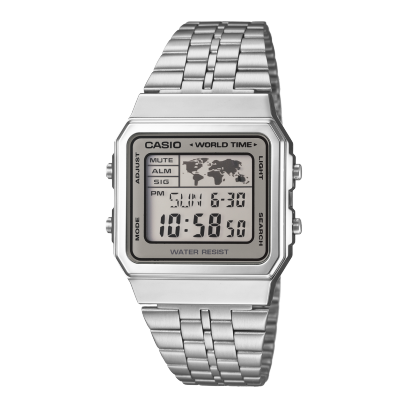 CASIO A500WA-7 手錶 銀色 #1