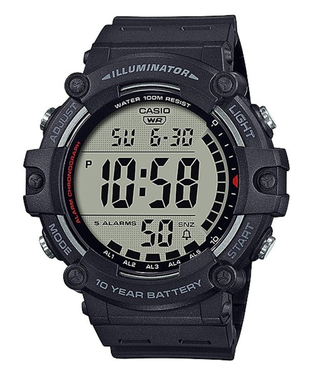 CASIO AE-1500WH-1AV 手錶 黑色 #1