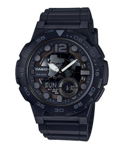 CASIO AEQ-100W-1BV 手錶 黑色 #1