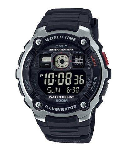 CASIO AE-2000W-1BV 手錶 銀色 #1