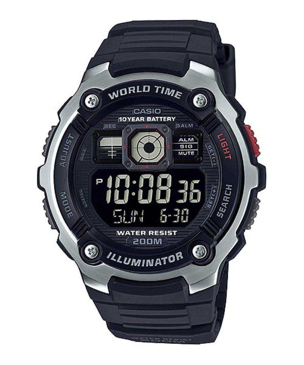 CASIO AE-2000W-1BV 手錶 銀色 #1