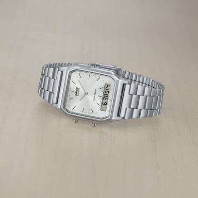 CASIO AQ-230A-7AMQY 手錶 銀色 #9