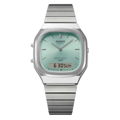 CASIO AQ-240E-2A 手錶 銀色 #6