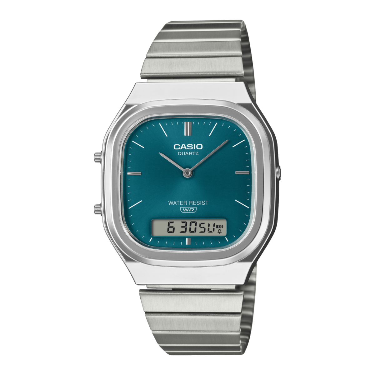 CASIO AQ-240E-3A 手錶 銀色 #1