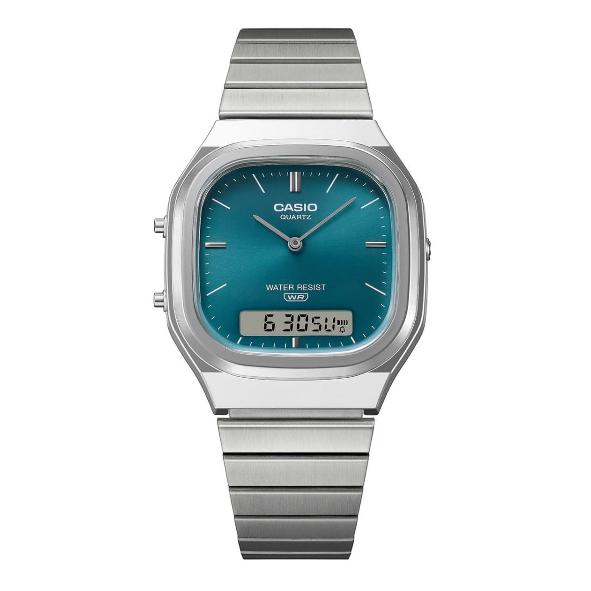 CASIO AQ-240E-3A 手錶 銀色 #6