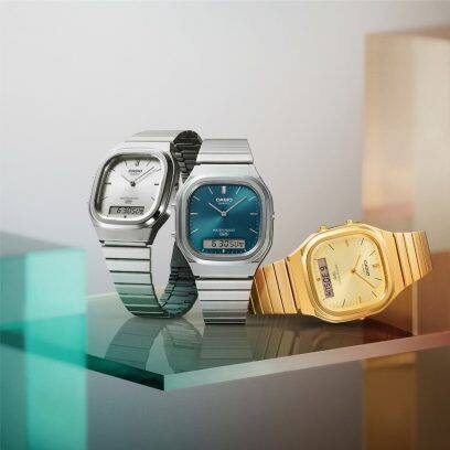 左起：AQ-240E-7A、AQ-240E-3A、AQ-240EG-9A #7