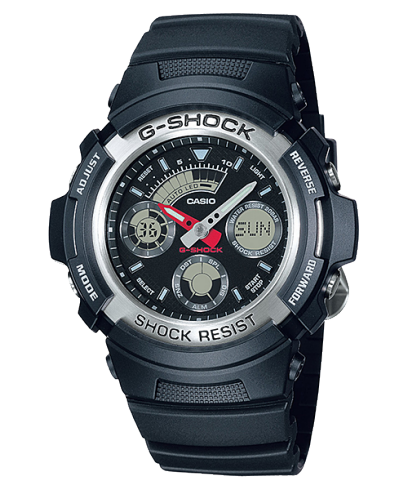 G-SHOCK AW-590-1A 手錶 銀色 #1