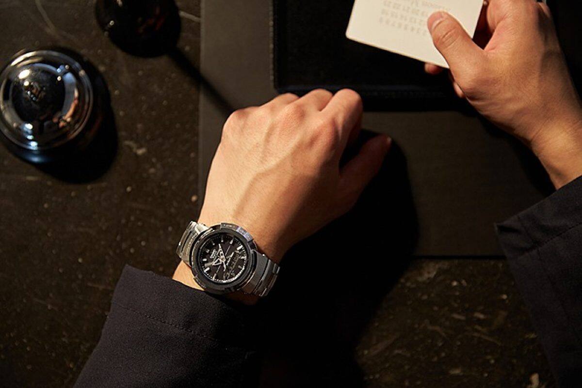 G-SHOCK AWM-500D-1A 手錶 銀色 #8