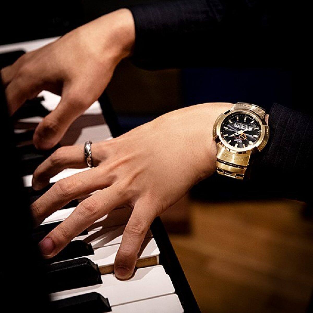 G-SHOCK AWM-500GD-9A 手錶 金色 #7