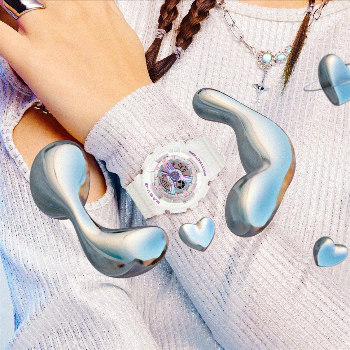 BABY-G BA-110FH-7A 手錶 白色 #2