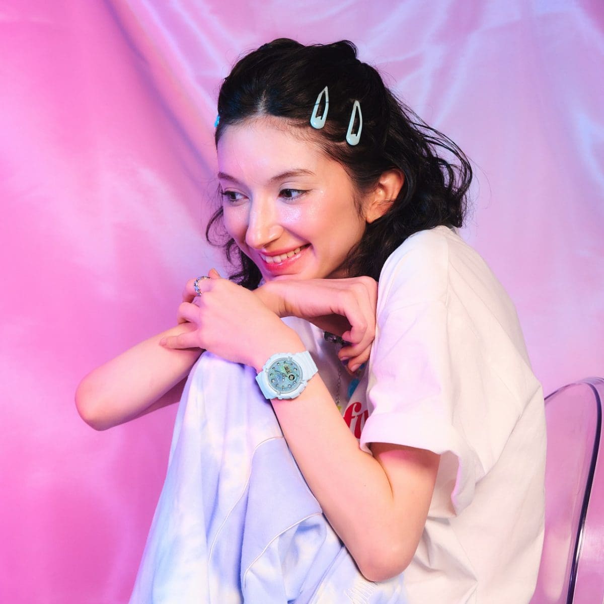 BABY-G BGA-280TD-2A 手錶 藍色，淺藍 #4