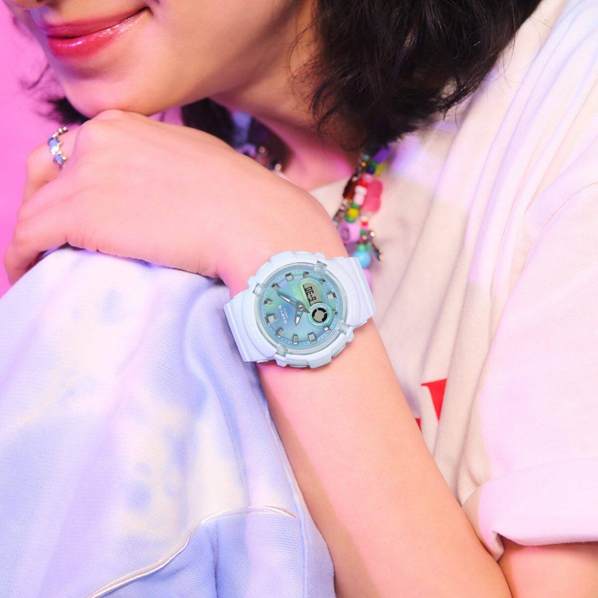 BABY-G BGA-280TD-2A 手錶 藍色，淺藍 #2