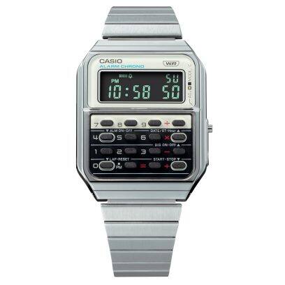 CASIO CA-500WE-7B 手錶 銀色 #3