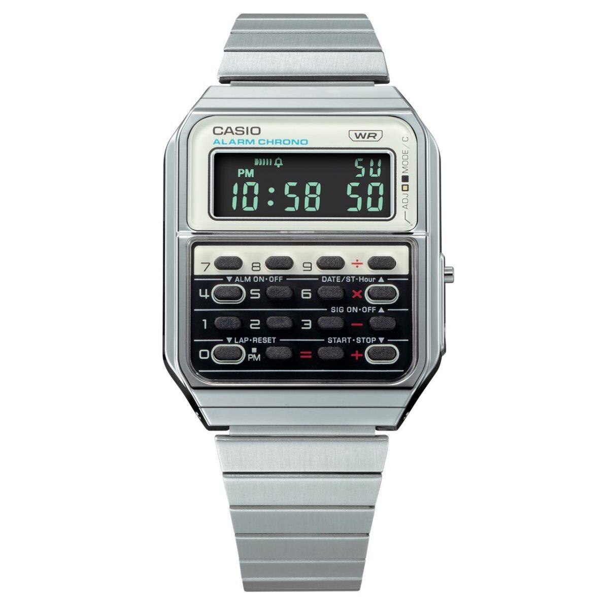 CASIO CA-500WE-7B 手錶 銀色 #3