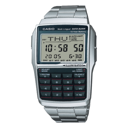 CASIO DBC-32D-1A 手錶 銀色 #1
