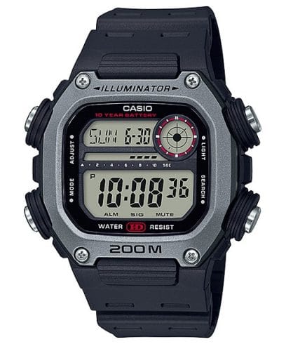 CASIO DW-291H-1AV 手錶 銀色 #1