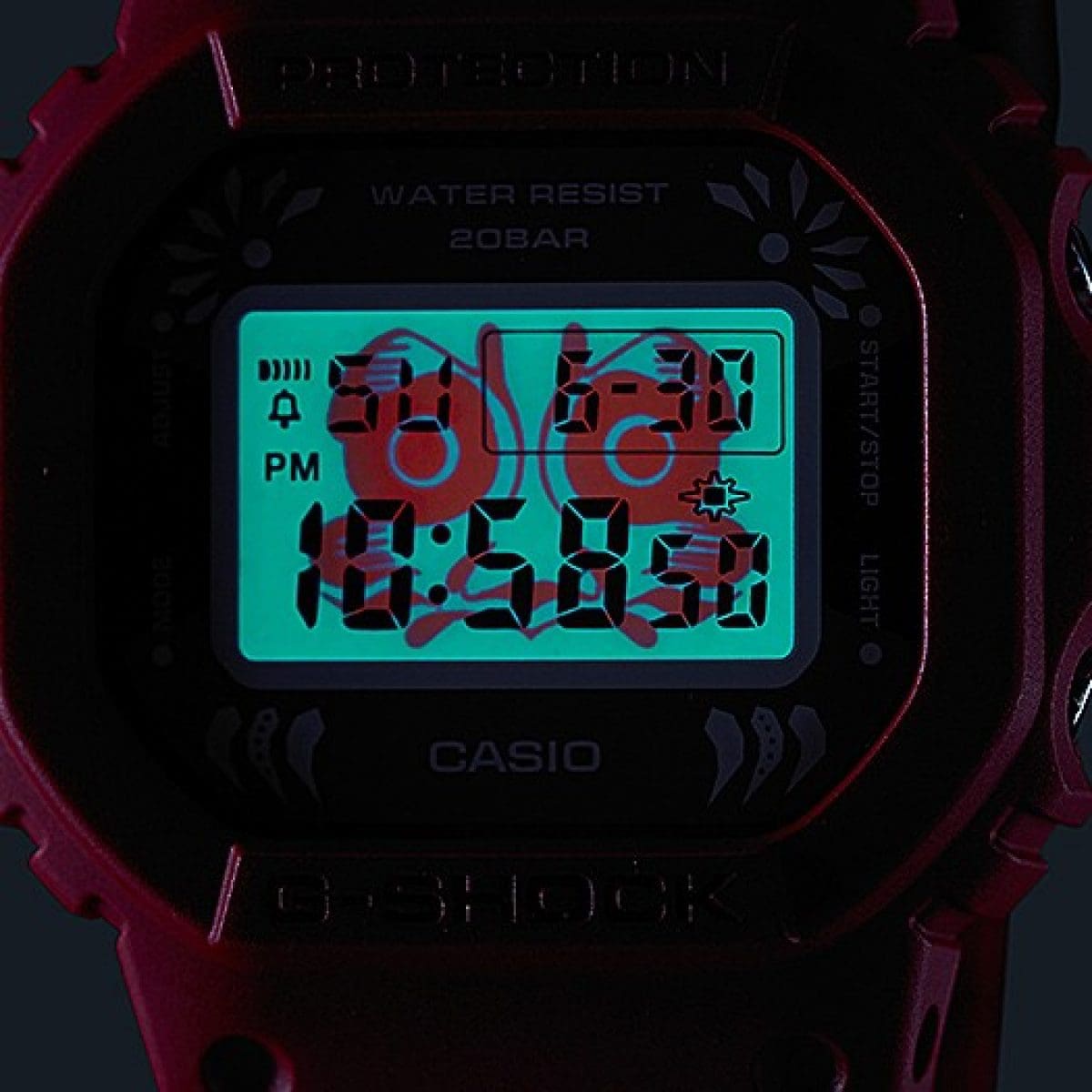 G-SHOCK DW-5600DA-4 手錶 紅色 #3