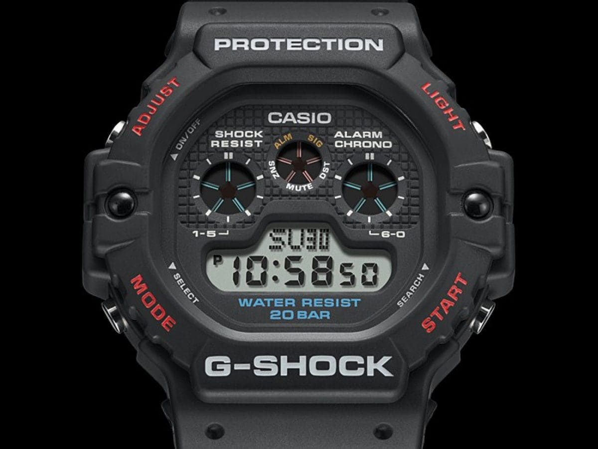 G-SHOCK DW-5900-1 手錶 黑色 #6