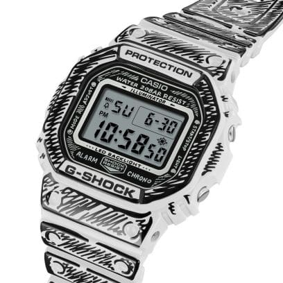 G-SHOCK DW-5600JV-7 手錶 白色 #10