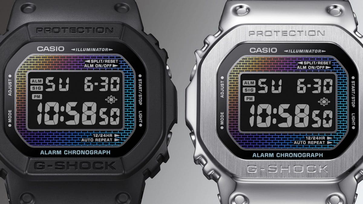 DW-5600RW-1 5600 系列中的每款手錶都具有完全獨特的色調漸變效果，全賴每次在玻璃上應用的特別氣相沉積過程的細節。 #3