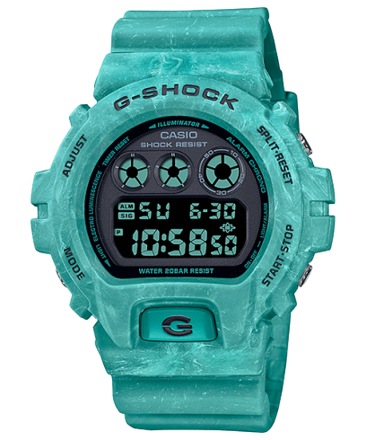 G-SHOCK DW-6900WS-2 手錶 綠色 #1