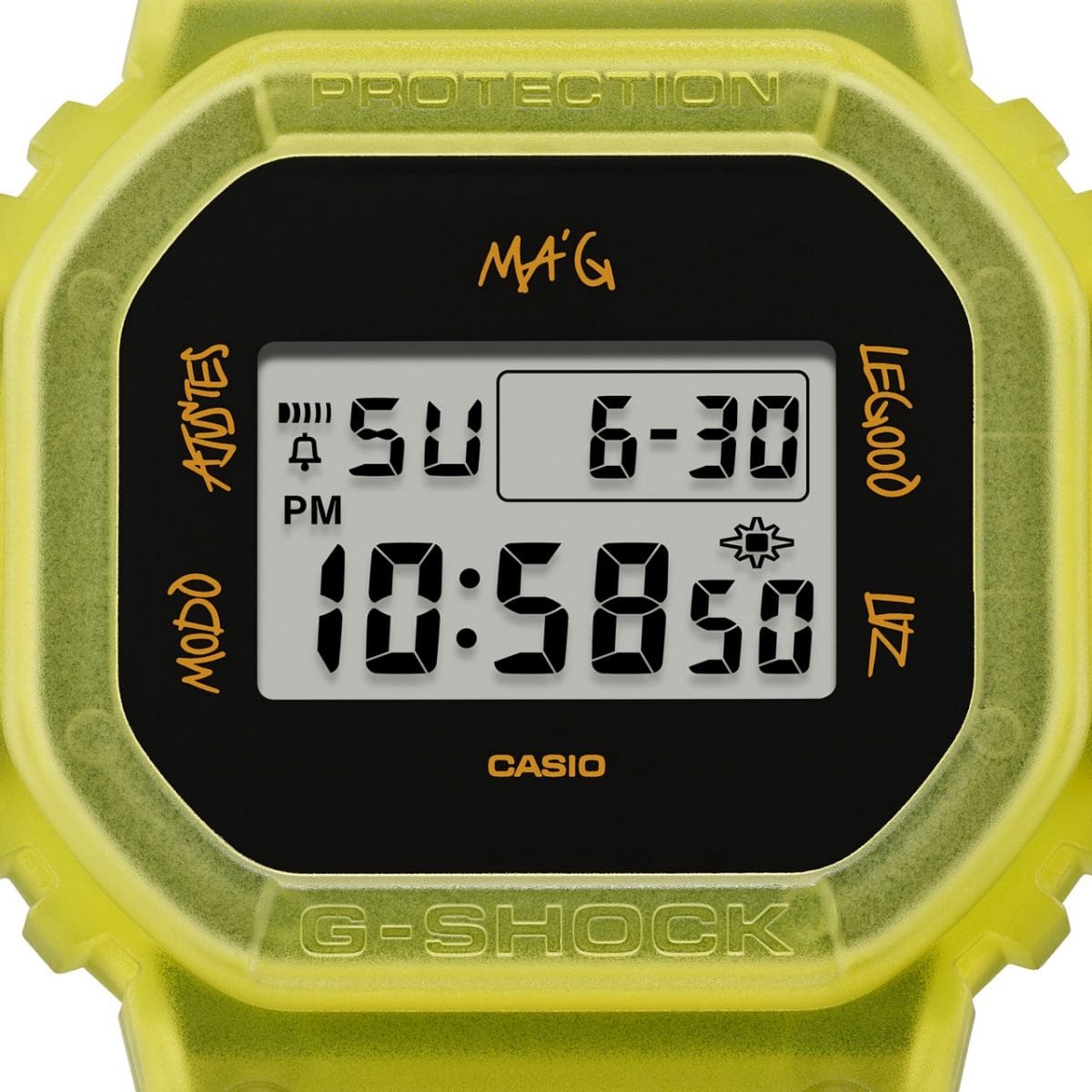 G-SHOCK DWE-5600JB-1A9 手錶 黃色 #9