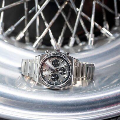 EDIFICE EFB-730D-7AV 手錶 銀色 #9