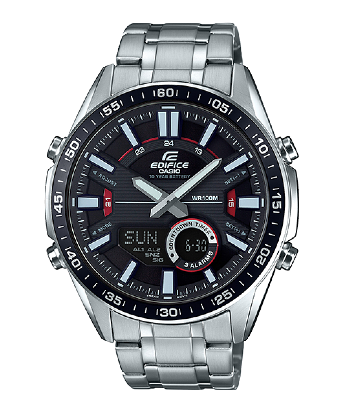 EDIFICE EFV-C100D-1AV 手錶 黑色 #1