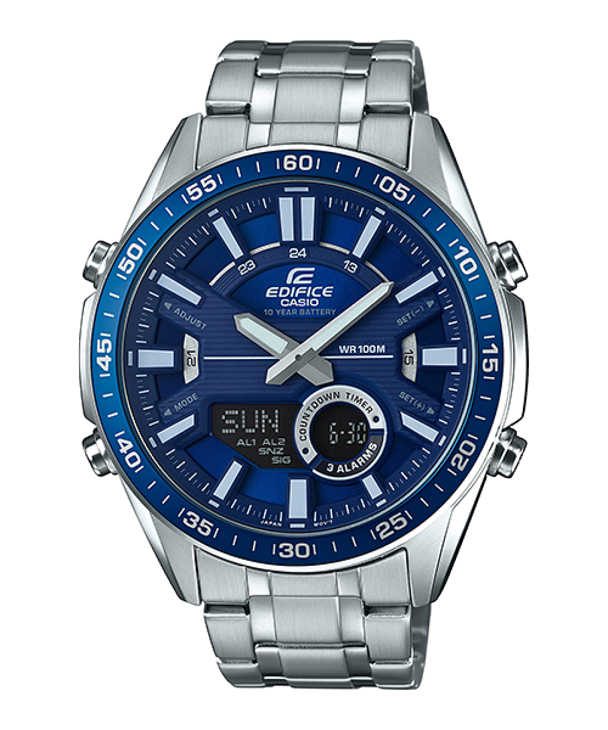 EDIFICE EFV-C100D-2AV 手錶 藍色，淺藍 #1