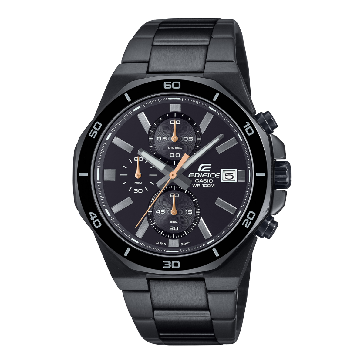 EDIFICE EFV-640DC-1AV 手錶 黑色 #1