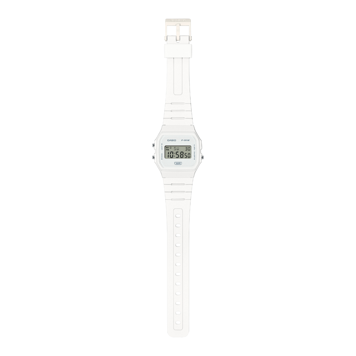 CASIO F-91WB-7A 手錶 白色 #3