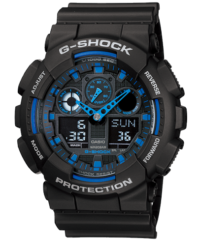 G-SHOCK GA-100-1A2 手錶 黑色 #1
