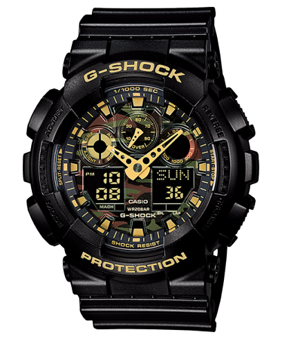 G-SHOCK GA-100CF-1A9 手錶 黑色 #1