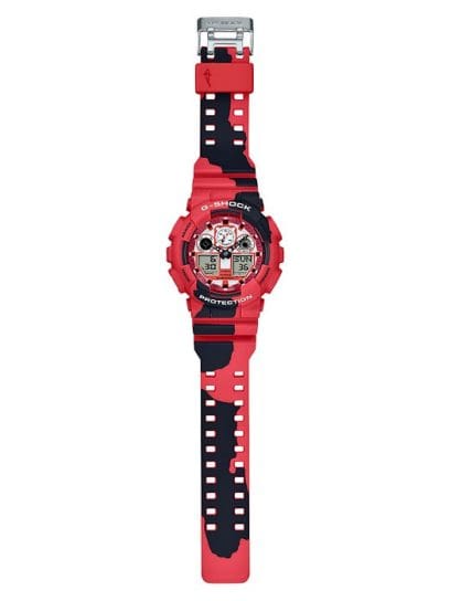 G-SHOCK GA-100JK-4A 手錶 紅色 #3
