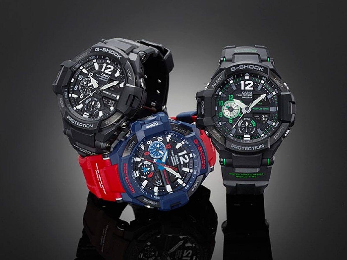 G-SHOCK GA-1100-2A 手錶 藍色，淺藍 #4