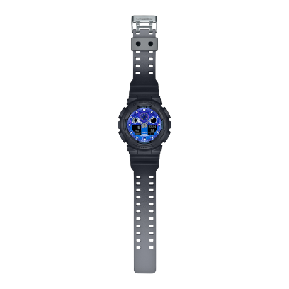 G-SHOCK GA-100FL-1A 手錶 黑色 #8