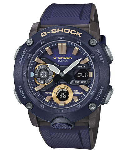 G-SHOCK GA-2000-2A 手錶 藍色，淺藍 #1