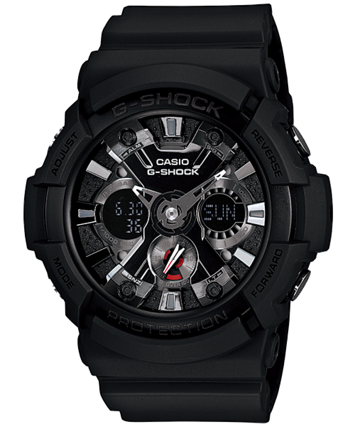 G-SHOCK GA-201-1A 手錶 黑色 #1