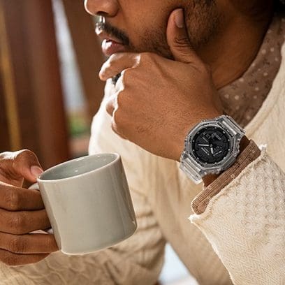 G-SHOCK GA-2100SKE-7A 手錶 透明色 #10