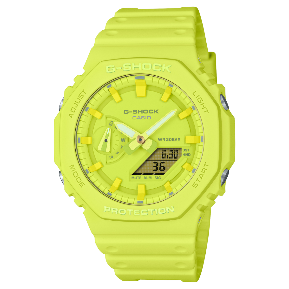 G-SHOCK GA-2100-9A9 手錶 黃色 #1